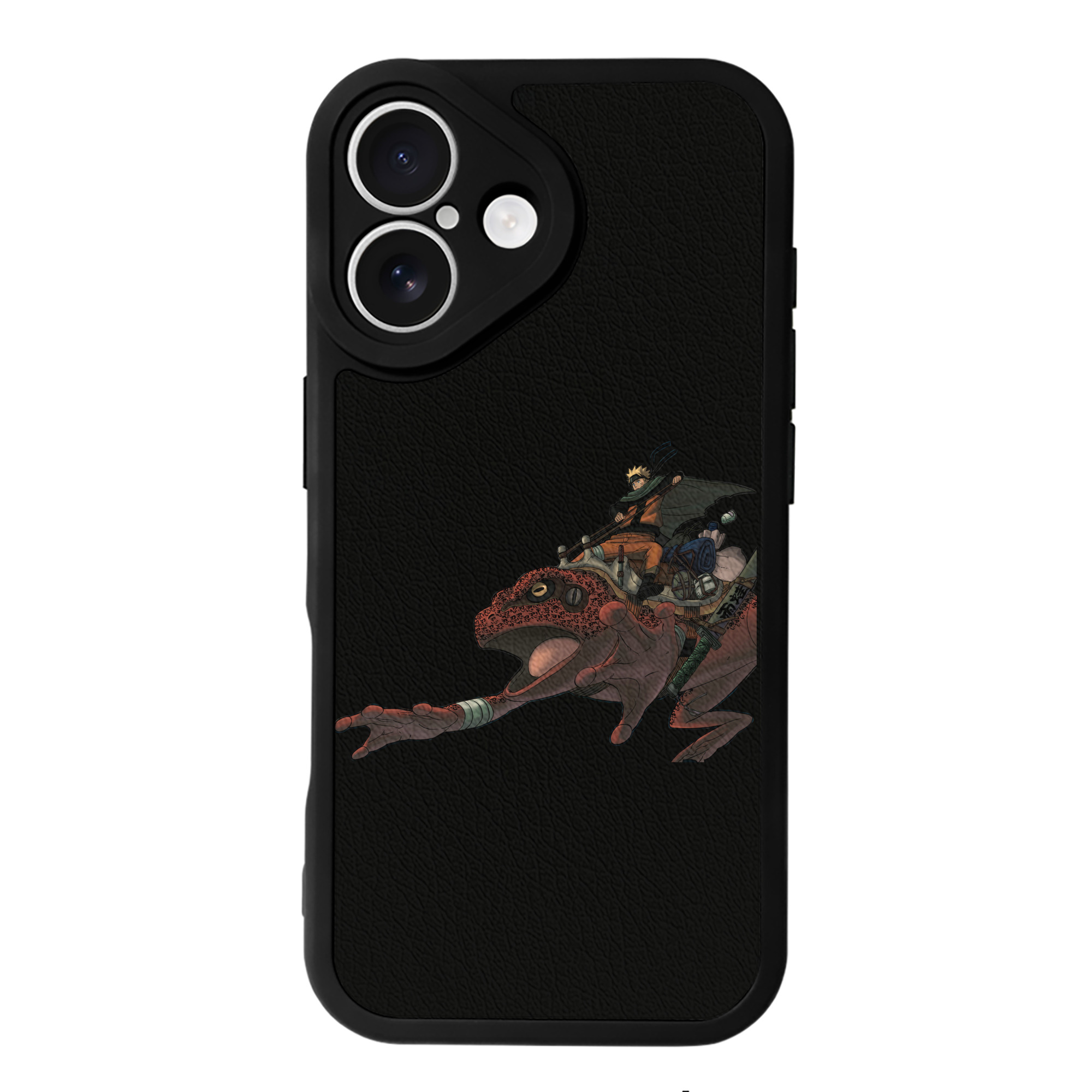 （画像用） NARUTO -ナルト- うずまき ナルト Uzumaki Naruto 【iPhone 16シリーズ対応】シリコンスマホケース（レザー調） 材質：シリコン